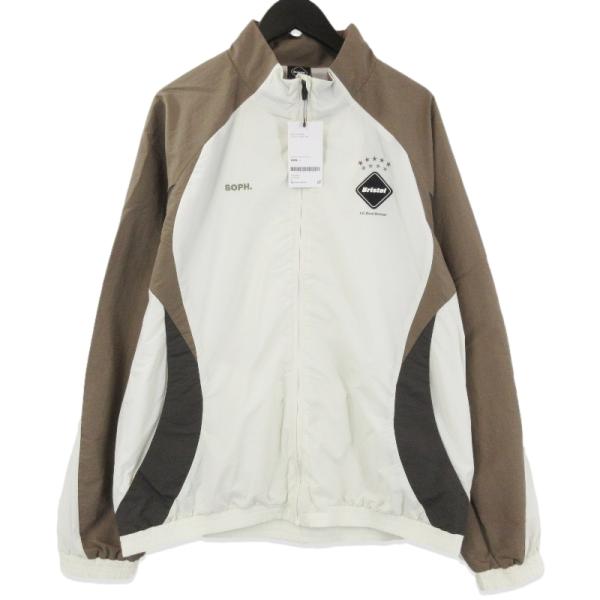 F.C.Real.Bristol ベージュ ナイロンジャケット 未使用 F.C.Real Bristol エフシーレアルブリストル ウォームアップ