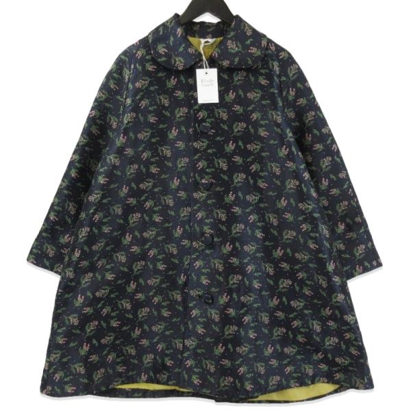 美品 Rhodolirion ロドリリオン 花柄 ロングコート LN814 総柄