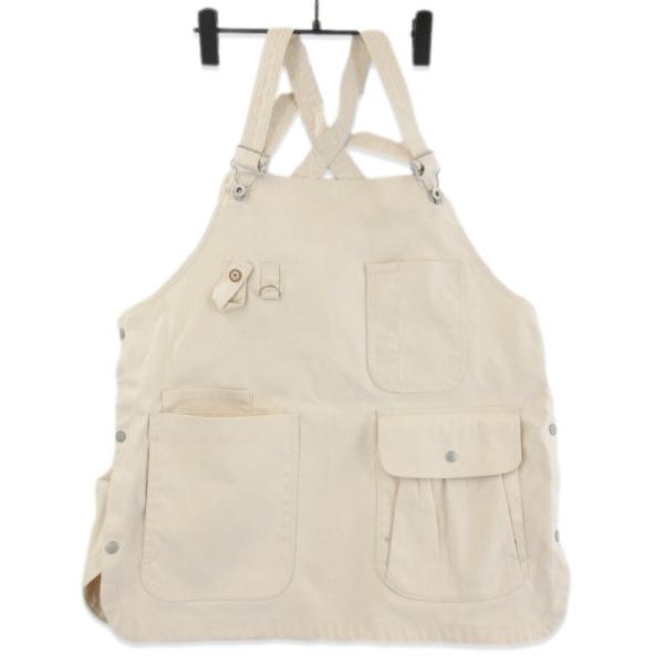 garage グリーンワークス エプロン ベージュ garage green works ガレージグリーンワークス エプロン GRG231010