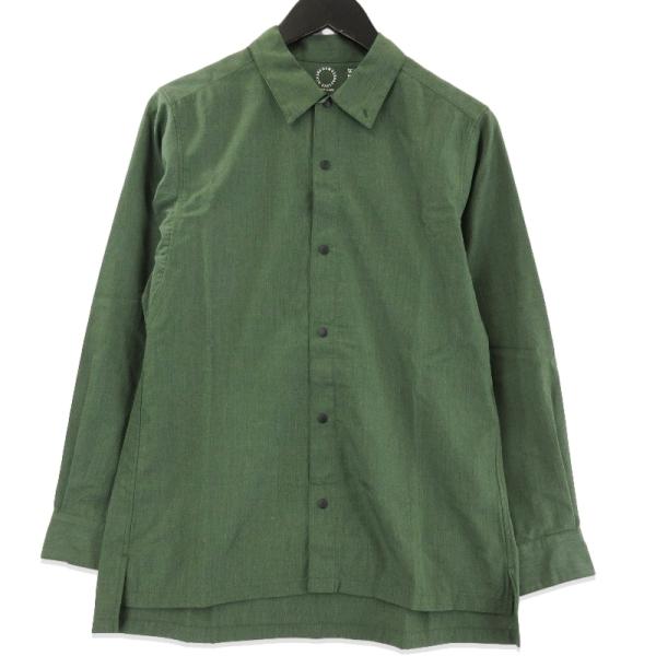 未使用 山と道 ヤマトミチ Bamboo shirt UNISEX 2026 バンブーシャツ長袖シャツ トレイルシャツ Kombu Green XS 71015998 未使用 山と道 ヤマトミチ Bamboo shirt UNISEX 2026 バンブーシャツ