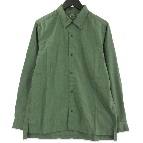 未使用 山と道 ヤマトミチ Bamboo shirt UNISEX 2026 バンブーシャツ長袖シャツ トレイルシャツ Kombu Green S 71016002 未使用 山と道 ヤマトミチ Bamboo shirt UNISEX 2026 バンブーシャツ