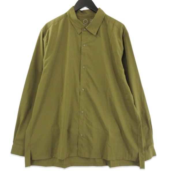 未使用 山と道 ヤマトミチ UL shirt UNISEX 2026年 ULシャツ 長袖シャツ トレイルシャツ リップストップ Fir Green XS 71016253 未使用 山と道 ヤマトミチ UL shirt UNISEX 2026 ULビッグポケット