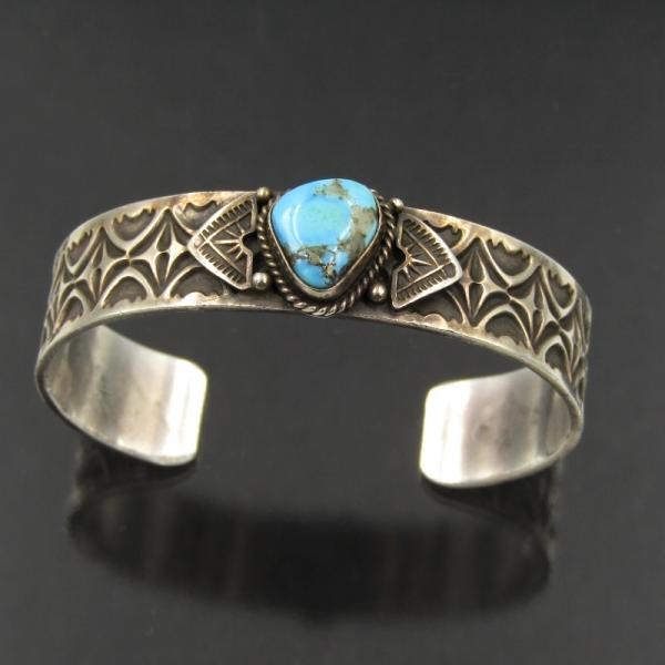 Sunshine Reeves ナバホ族 バングル ターコイズ スタンプ