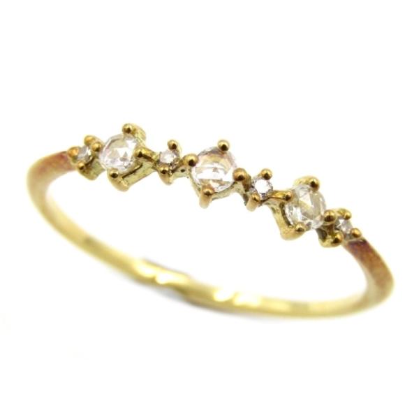 アーカー★K18★ローズカットダイヤ&ブリリアンカットダイヤ★エスポワール classic_80002045