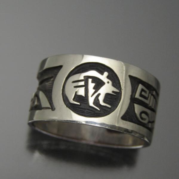 良品 Lucian Koinva ホピ族 リング オーバーレイ ルシオンコイン