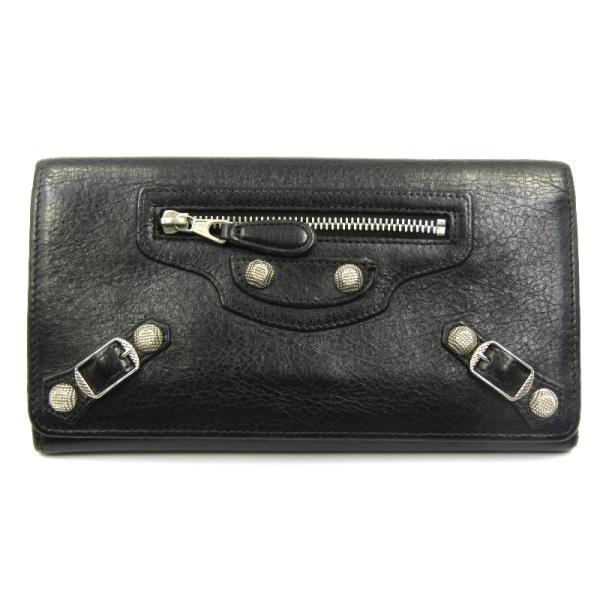 【Takasy Miyagi 】 BALENCIAGA ブラック 長財布 BALENCIAGA バレンシアガ 499207 ペーパー スターモチーフ 長