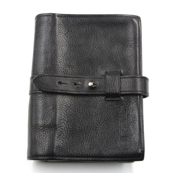 【未使用品】ganzo 黒レザークラッチバック classic_80005584