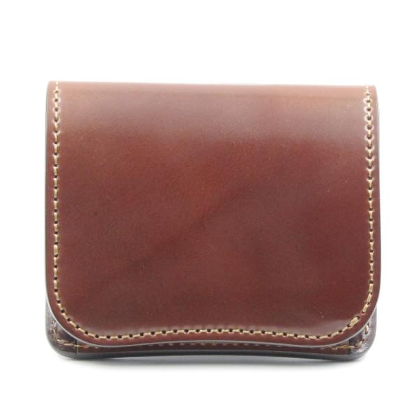 [美品]WILDSWANS小銭入れブラウン本革パーム 美品]WILDSWANS小銭入れブラウン本革パーム