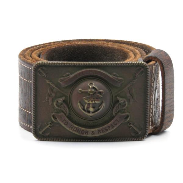 RRL Ralph Lauren ダブルアールエル ベルト ALL HANDS TO HONOR 