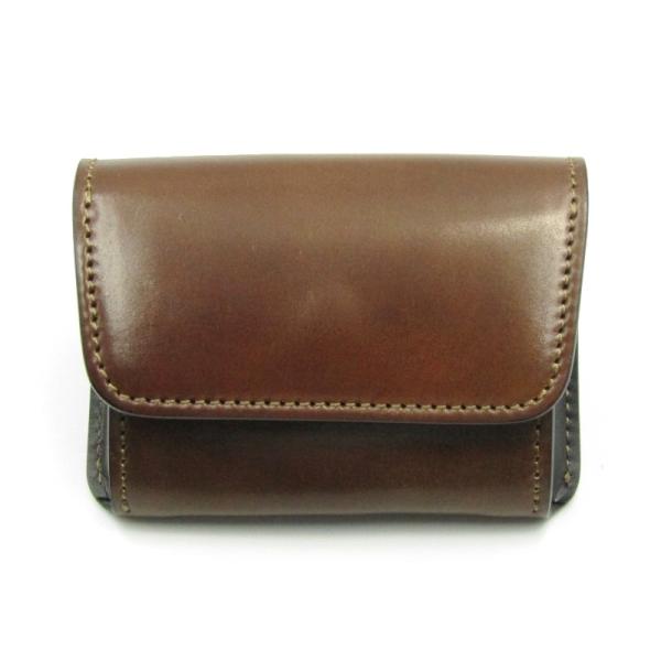 WILDSWANS 美品 ワイルドスワンズ カードケース シェルコードバン