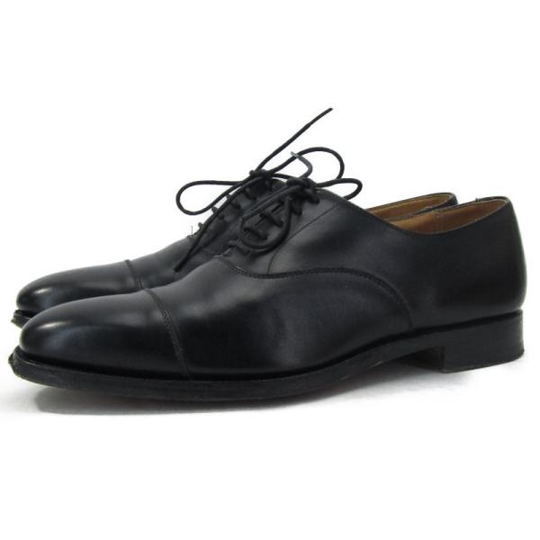 【別注】クロケットアンドジョーンズ HALLAM ストレート 黒 7.5 英国製 別注】クロケットアンドジョーンズ HALLAM ストレート 黒 7.5