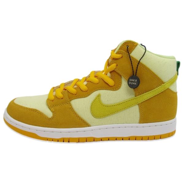未使用 NIKE ナイキ 29cm SB DUNK HIGH PRO DM0808-700 2021年製 ダンク ハイカット プロ パイナップル UNIVERSITY GOLD 88000052