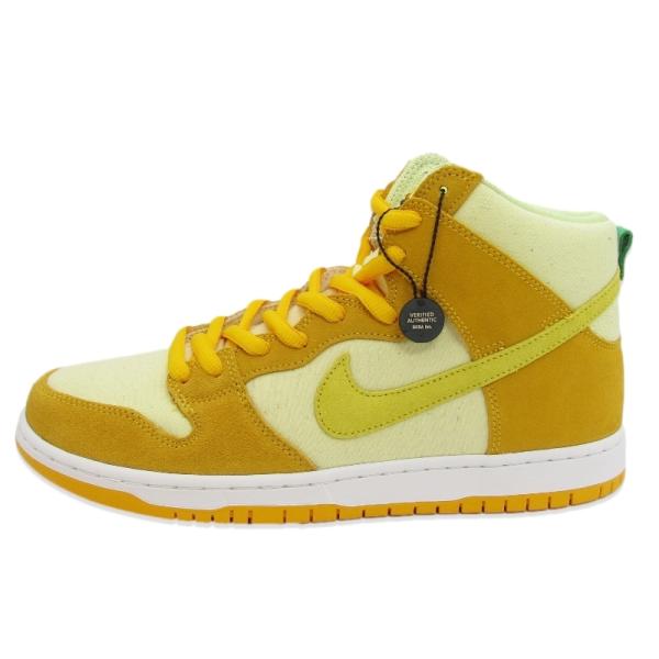 未使用 NIKE ナイキ 29cm SB DUNK HIGH PRO DM0808-700 2021年製 ダンク ハイカット プロ パイナップル UNIVERSITY GOLD 88000053