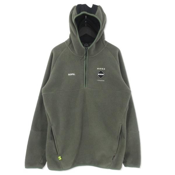 ウェア FCRB POLARTEC FLEECE HALF ZIP GAITER SOPH. | POLARTEC POWER STRETCH ZIP UP GAITER HOODIE(M KHAKI):