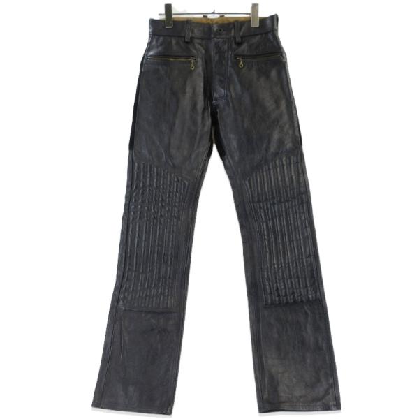 未使用 GERUGA ゲルガ パテッドレザーパンツ GR-P-37 PADDED LEATHER