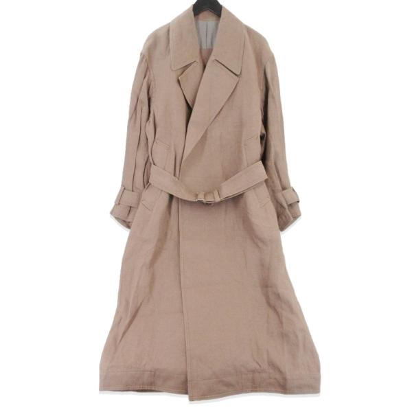 YOKE ヨーク Paper Kersey Double Breasted Overcoat YK21SS0185C ぺー