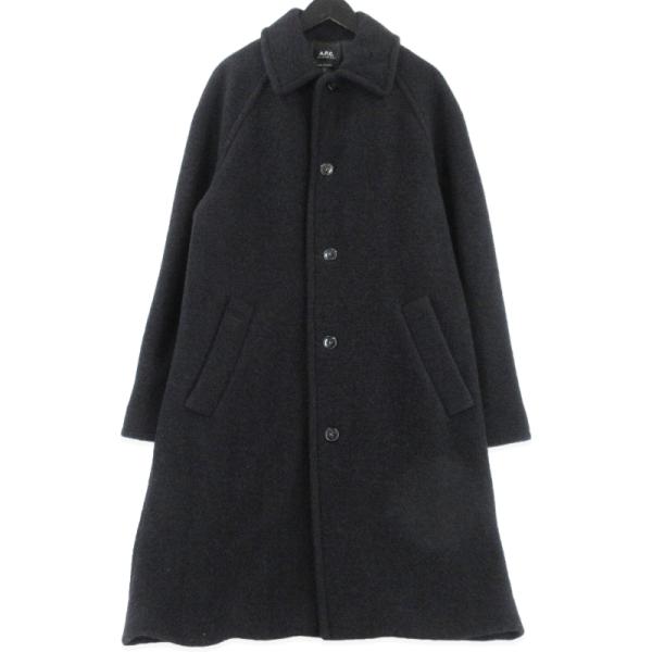 美品 A.P.C. アーペーセー ステンカラーコート 1110221 ウール ロング 