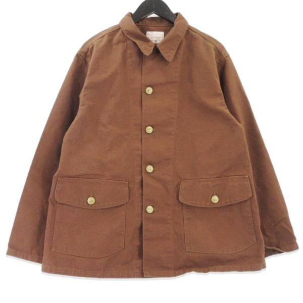 日本製 42 新品 Coverall U.S. Army Duck brown BONCOURA ボンクラ カバーオール U.S. Army ダックブラウン ジャケット