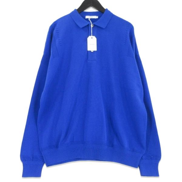 未使用 YASHIKI ヤシキ Yonaga Knit Polo YSK-23AW-KN05 夜長 ニット