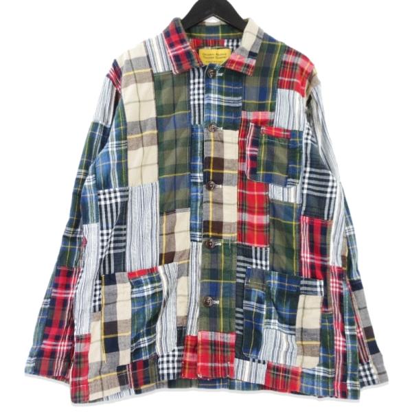 ORIGINAL MADRAS TRADING COMPANY  シャツジャケット 114-06-0058 MADRAS PATCHWORK SHIRT JACKET  マルチカラー L  99001010 ORIGINAL MADRAS TRADING COMPANY シャツジャケット 114-06-0058