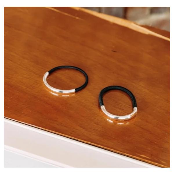 Nothing And Others ナッシングアンドアザーズ メタルヘアゴム シルバー ポニー レディース 新品 ヘアアクセサリー 大人 おしゃれ