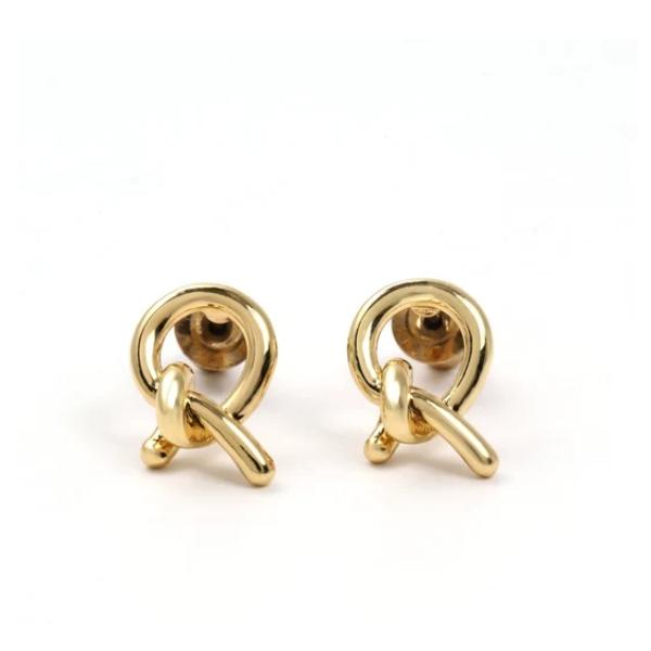 Nothing And Others ナッシングアンドアザーズ ノットデザインゴールドピアス スタッドピアス レディース 新品 14K Gold おしゃれ