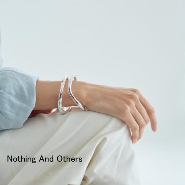 Nothing And Others ダブルラインバングル　シルバー Nothing And Others】ダブルラインバングル | Whim Gazette