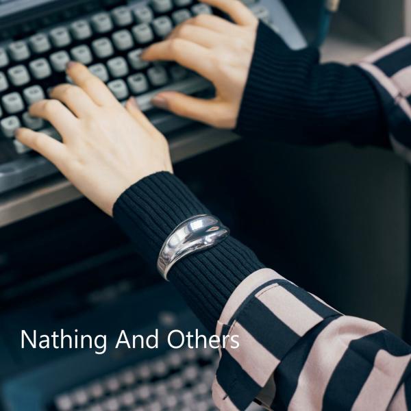 Nothing And Others ナッシングアンドアザーズ カーブバングル ワイド ブレスレット レディース 新品 シルバー925 通販 おしゃれ
