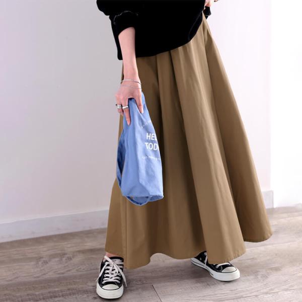 OHGA / ロングスカート/S/コットン/NVY/無地/OHGA-4044 classical_ce0420040