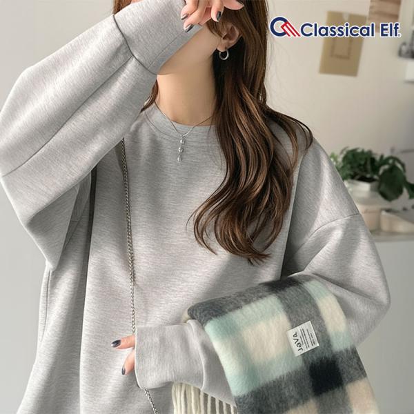 【 クラシカルエルフ classical elf 】 トップス スウェット レディース プルオーバー 肉厚 ヘビーウェイト リラックス カジュアル ゆったり 上品