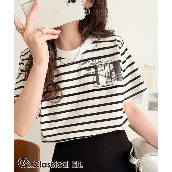 【 クラシカルエルフ classical elf 】 Tシャツ レディース 半袖 綿100％ カットソー オーガニックコットン