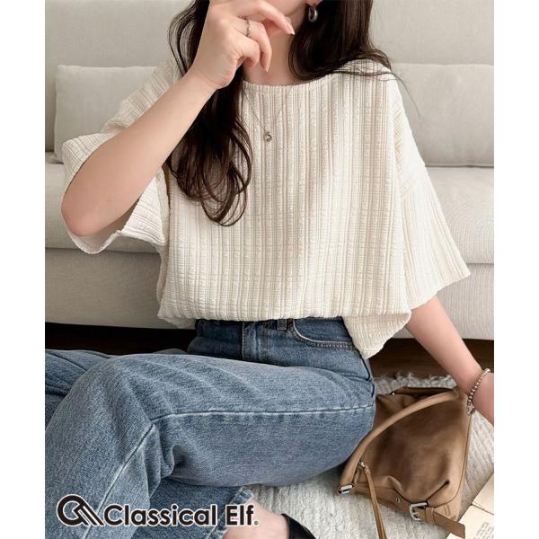 【 クラシカルエルフ classical elf 】 1枚で大人可愛い トップス カットソー レディース 半袖 主役 春夏