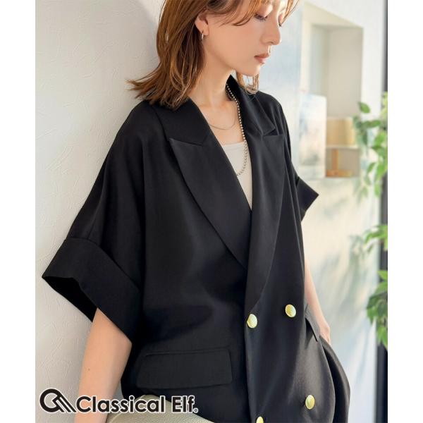 【 クラシカルエルフ classical elf 】アウター ジャケット レディース ショートスリーブ オーバーサイズ JK 半袖 大きいサイズ 春 夏 2026ss