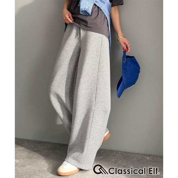 【 クラシカルエルフ classical elf 】スウェットパンツ レディース ボトムス パンツ カーブパンツ スウェット ダンボール素材 リラックス