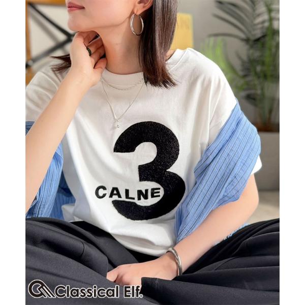 【 クラシカルエルフ classical elf 】 tシャツ レディース 半袖 トップス 前後2way 立体刺繍 綿100％