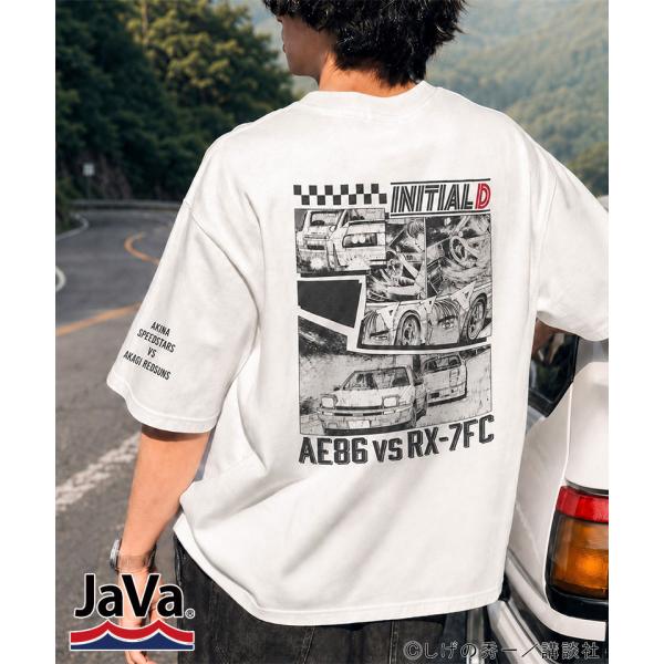 《頭文字D × JaVaコラボ》秋名バトルシーン グラフィック 半袖Tシャツ JaVa クラシカルエルフ jo1150092