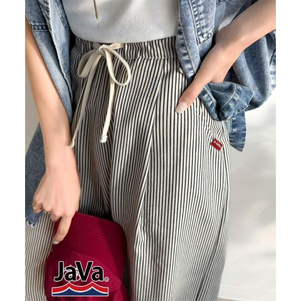 《JaVa》ヒッコリータックデザインボリュームパンツ　JaVa クラシカルエルフ jv1015099