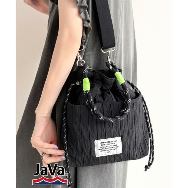 《JaVaジャバコラボ》2way配色ドローコード巾着ショルダーバッグClassical Elf Java クラシカルエルフ jv1179084