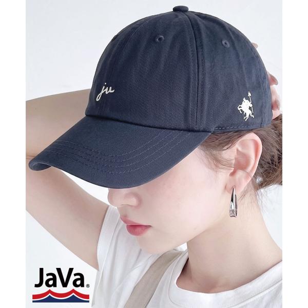 《JaVaジャバコラボ》大人スポーティー。綿100％サイド刺繍深つばベースボールキャップ JaVa クラシカルエルフ jv1179085