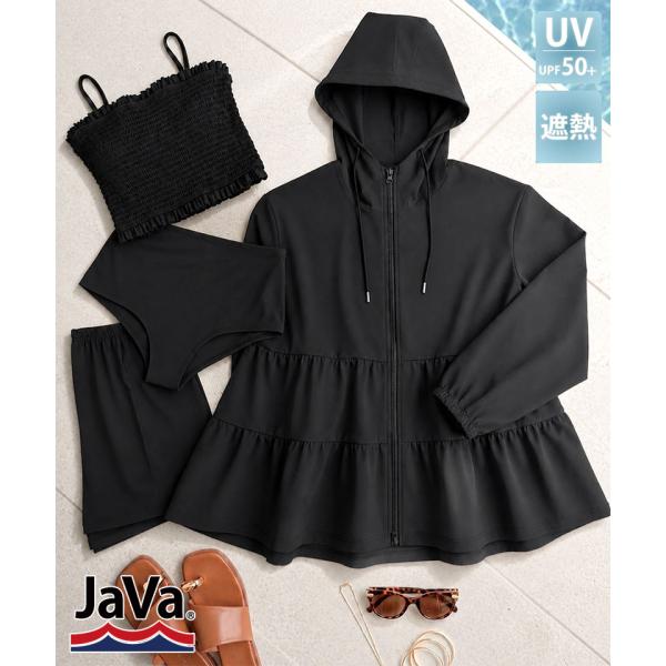 【接触冷感・UVカット・UPF50＋・遮熱機能付き】ティアードラッシュガード４点セット JaVa クラシカルエルフ jv1265097