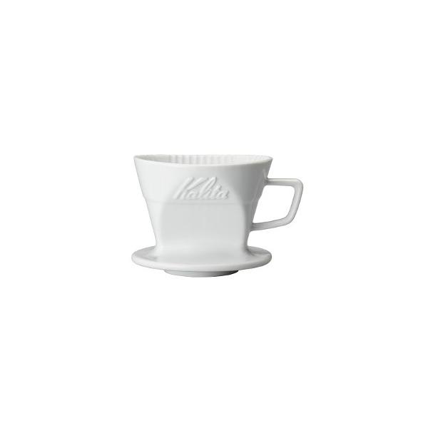 Kalita（カリタ） 陶器製コーヒードリッパー 102-ロト ホワイト #02001 