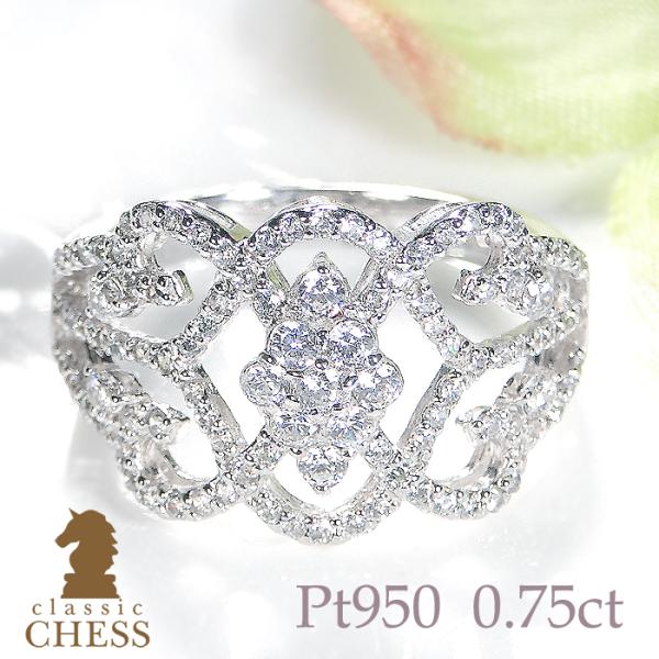 Classic CHESS（クラシックチェス） pt950 ダイヤモンド リング 0.70ct