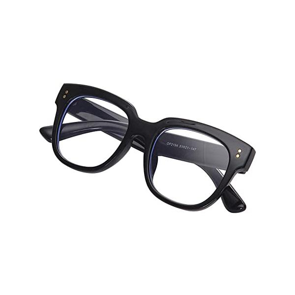 [meSmart] （富士山眼鏡） 太セル 黒縁 ファッショングラス ブルーライトカットレンズ 富士山眼鏡 無骨 ＨＡＩＫＡＲＡ FUJIYAMA G