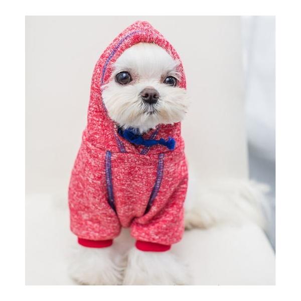 ステッチニットパーカー S〜2XL（ハンガー無） 犬 服 : Pet Healing