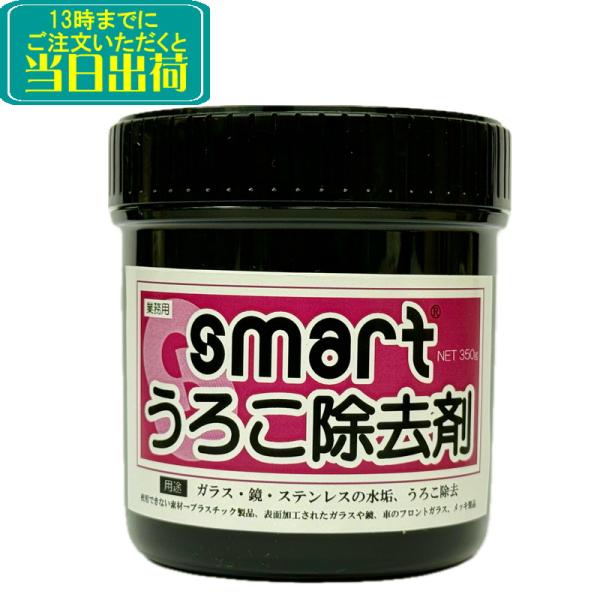 スマート　うろこ除去剤 320g 1本 　業務用 汚れ 水垢 ウロコ サビ 除去剤 お風呂 タイル ガラス 陶器 金属 セラミック 鏡 水あか落とし