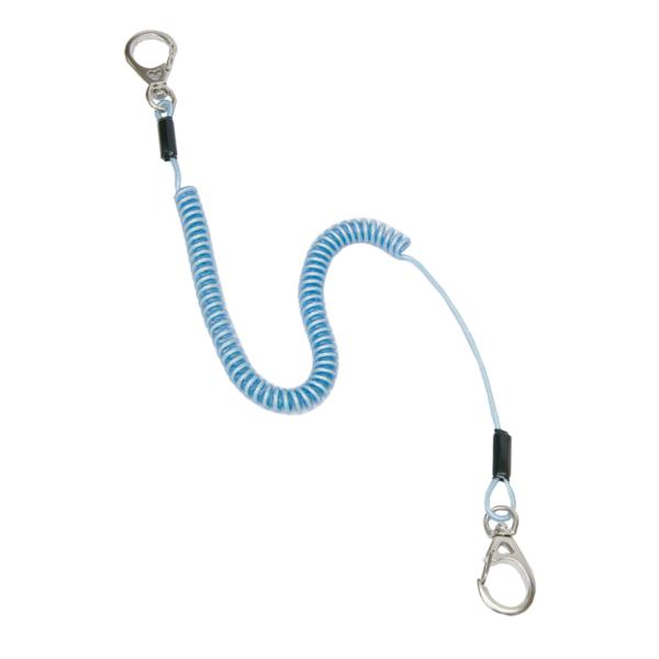 メーカーTOWA品番TWSPCC02商品詳細全長　200cm使用荷重　1kgカールコード自体が絡まりにくく度重なる使用でも間延びしにくい製品です。スクイジーやウォッシャー、スクレーパー、小物工具に取り付けて落下を防止します