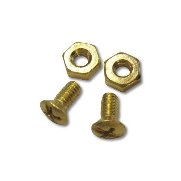 真ちゅう製スクイジーハンドルの交換用純正ネジとナットのセット