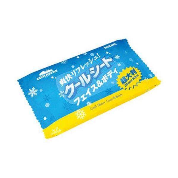 【特長】・1枚で拭ける超大判サイズで、全身をしっかりと拭けます。・清涼成分配合で爽快感があり、リフレッシュできます。【用途】作業後の体、顔などのふき取りに。【仕様】シートサイズ(mm)：300×350弱酸性〜中性材質汗ふきシート