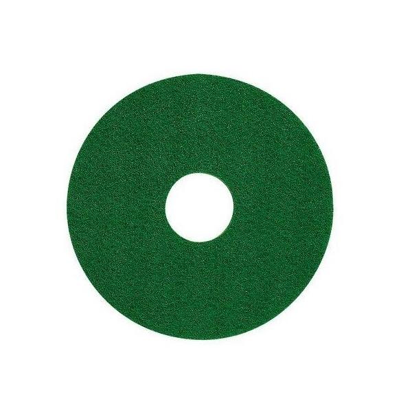 表面洗浄作業用ナイロン不織布に研磨砥粒を塗布したフロアパッド水または、洗浄剤を併用し樹脂ワックスの洗浄作業に使用しますサイズ：13インチ材質：ナイロン繊維色：緑