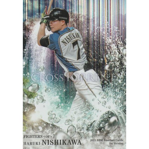 BBM 2021 1st 西川遥輝 /100 パラレル CT14 CROSS TORRENT : トレカ